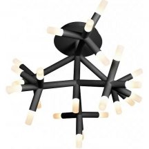 Потолочная люстра iLedex Savage FS-017-X25 BK