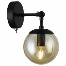 Настенный светильник с выключателем Arte Lamp Bolla A1664AP-1BK