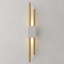 Настенный светильник Crystal Lux Carta CARTA AP6W LED WHITE/BRASS