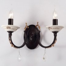 Бра в стиле флористика Lucia Tucci Messina Messina W143.2 Brown