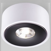 Накладной светодиодный светильник Elektrostandard Glide 25100/Led белый/черный a059332