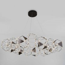 Подвесная светодиодная люстра Eurosvet Uma 90369/15 черный жемчуг