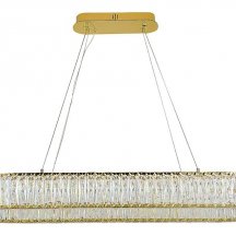 Подвесной светильник Newport 8240 8240/90 oval gold