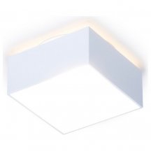 Точечный светильник в гостиную Ambrella light  tN192 WH/S белый/песок GU5.3 80*80*60