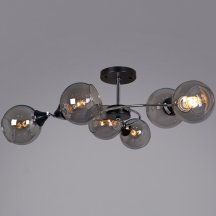 Потолочная люстра  02288-0.3-06 BK+CH