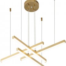 Подвесной светодиодный светильник Indigo Paralleli 14017/4P Gold V000086L