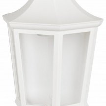 Настенный фонарь ЭРА уличный НБУ 06-60-003 У1 белый прозр.