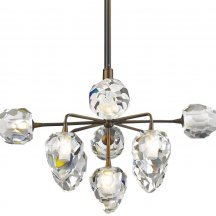 Подвесная люстра DeLight Collection On the Rocks P68038L-9 gold