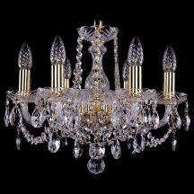 Люстра для натяжных потолков Bohemia Ivele Crystal 1402 1402/6/141/G