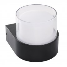 Уличный настенный светодиодный светильник Uniel ULU-P21A-5W/4000K IP65 Black UL-00010515