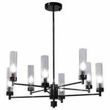 Люстра на штанге AM-Group INDIGO INDIGO SP8 PEARL BLACK