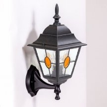 Настенный фонарь Oasis Light уличный QUADRO M lead GLASS 79901MlgY Bl