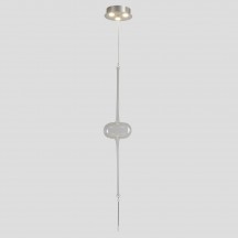 Светильник подвесной Crystal Lux GLASS SP3W LED CHROME