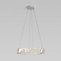 Подвесной светильник Eurosvet Solis 101004 LED никель хрусталь Strotskis