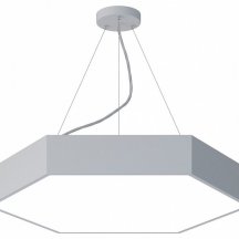 Подвесной светодиодный светильник Geometria ЭРА Hexagon SPO-121-W-40K-038 38Вт 4000К белый Б0050550