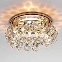 Точечный светильник Хрусталь С Подвесами K7070 CL/G