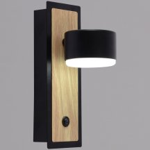 Бра Reluce 12540-0.2-01 BK+WOOD