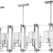 Подвесная люстра Crystal Lux Nicolas SP12 L1600 Nickel/White