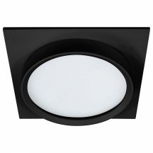 Светильник встраиваемый Feron DL705 потолочный GX70 черный квадрат IP44 51108