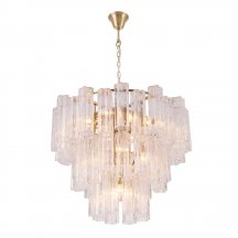 Каскадная люстра Crystal Lux Rose SP15 BRASS