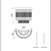 Бра Divinare Brillante 6813/17 AP-2