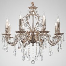 Люстра для гостиной Lucia Tucci Barletta Barletta 1730.8 Coffe Gold