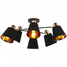 Люстра для натяжных потолков Illumico  IL6116-6COU-79 BK GD