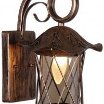 Уличный настенный светильник Reluce 08281-9.2-001U BKG