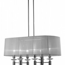 Подвесная люстра Mantra Tiffany Chrome 3853