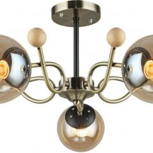 Потолочная люстра Reluce 02021-0.3-05 AB+BK