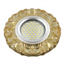 Встраиваемый светильник Fametto Luciole Dls-L136 Gu5.3 Glassy/Yellow