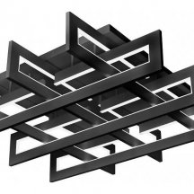 Потолочная люстра iLedex Stalker 9082-800*800-X 192W BK