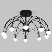 Китайская люстра Eurosvet Ragno 90035/10  LED черный