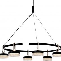 Подвесная люстра DeLight Collection P0855 P0855-6C black