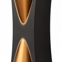 Накладной светильник Эра WL43 BK+GD Б0054422