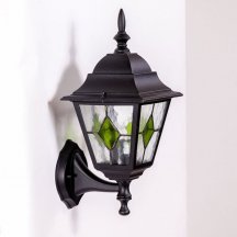 Настенный фонарь Oasis Light уличный QUADRO lead GLASS 79901MlgG Bl