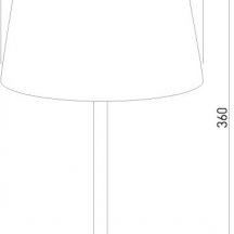 Интерьерная настольная лампа TK Lighting Maja 2936 Maja Black