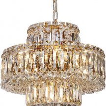 Подвесная люстра Newport 8450 8458+3/C gold