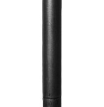 Наземный фонарь Uniel UUL-A01T 60W/E27 IP44 BLACK SILVER