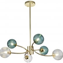 Подвесная люстра Indigo Selva 11032/6R Gold V000296
