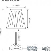 Интерьерная настольная лампа Arte Lamp Marriot A5039TL-1CC