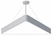 Подвесной светодиодный светильник Geometria ЭРА Delta SPO-152-W-40K-048 48Вт 4000К белый Б0050576