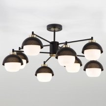 Подвесная люстра Россия Eurosvet Nocciola 70106/8 черный