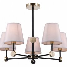 Потолочная люстра Illumico IL0394-5CSQ-24 BK AB CASTOR