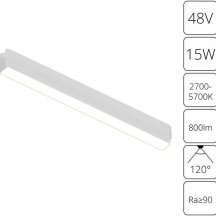 Трековый светодиодный светильник Arte Lamp Rapid A2968PL-1WH