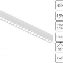 Трековый светодиодный светильник Arte Lamp Rapid A2969PL-1WH