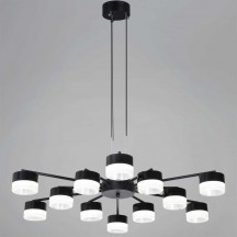 Подвесная люстра Reluce 19490-0.4-6+6 Black
