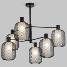 Китайская люстра Eurosvet Voile 30191/6 черный