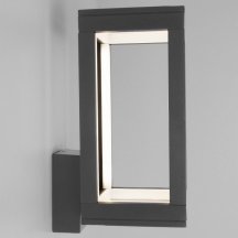 Уличный настенный светодиодный светильник Elektrostandard Frame 1527 Techno Led серый a051856