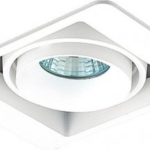 Точечный светильник Lumme DL18615/01WW-SQ White/Black